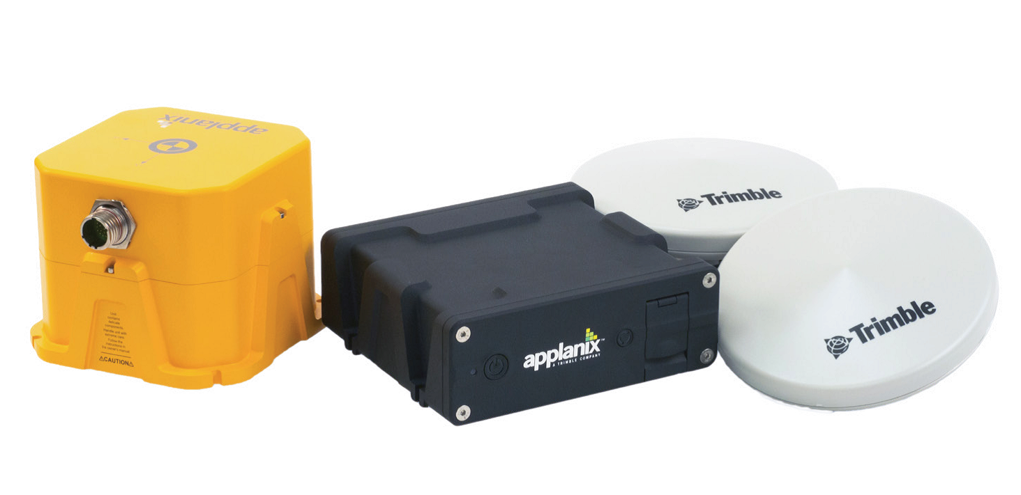 慣性航法装置(マルチビーム測深機に内蔵)